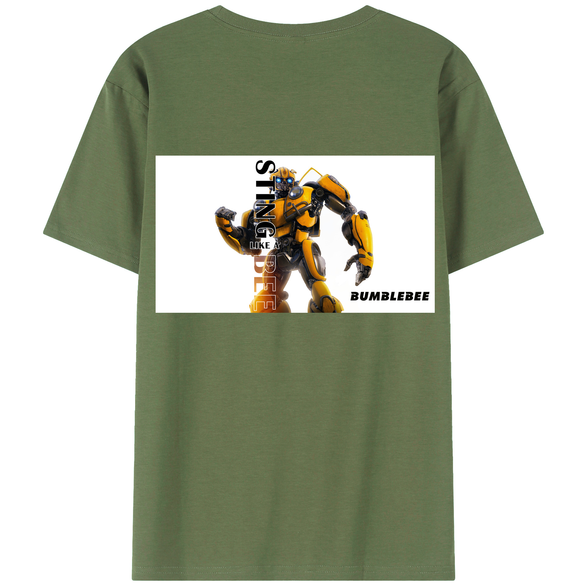（画像用）  綿100％ メンズ半袖Tシャツ（バックプリント） 通気性